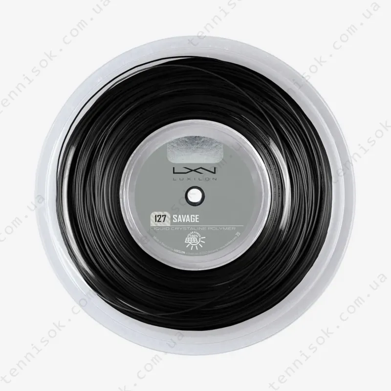 Теннисные струны Luxilon Savage Black 200m WRZ902100