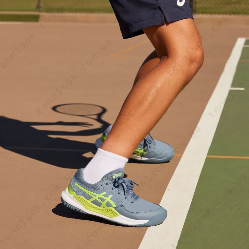 Теннисные кроссовки Asics Gel-Resolution 9 GS Clay 1044А068-400