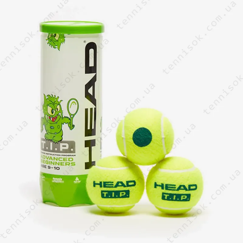 Тенісні м'ячі Head Tip Green 3ball