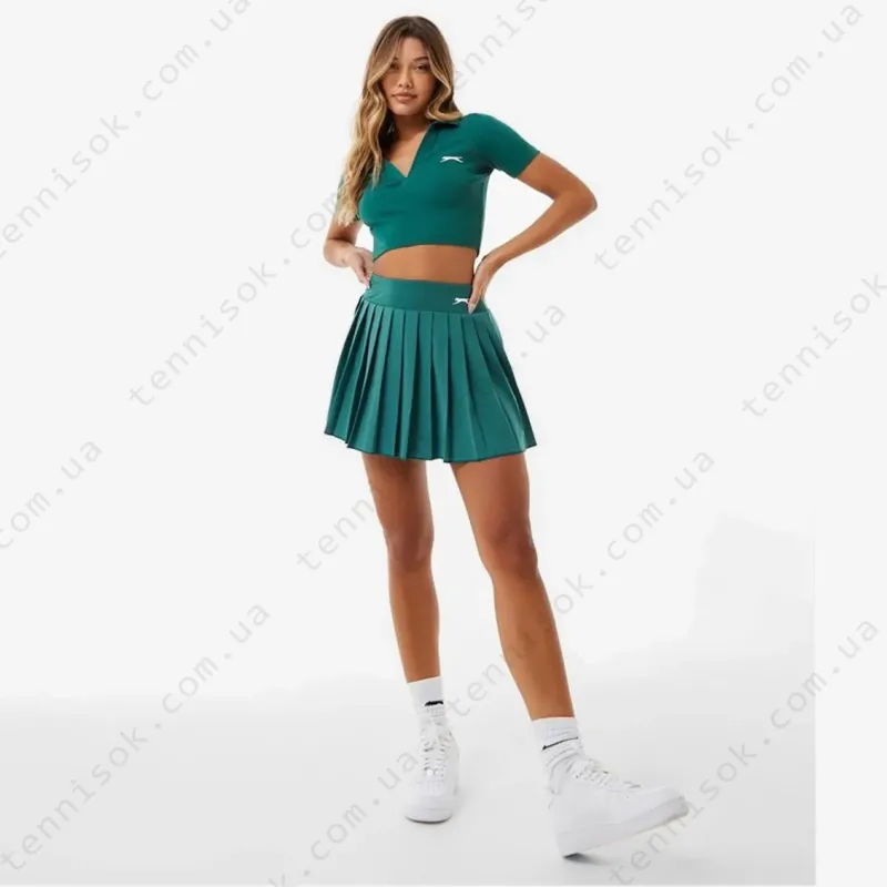 Тенісна спідниця Slazenger Sofia Richie Pleated Skort Forest Green 539147-16