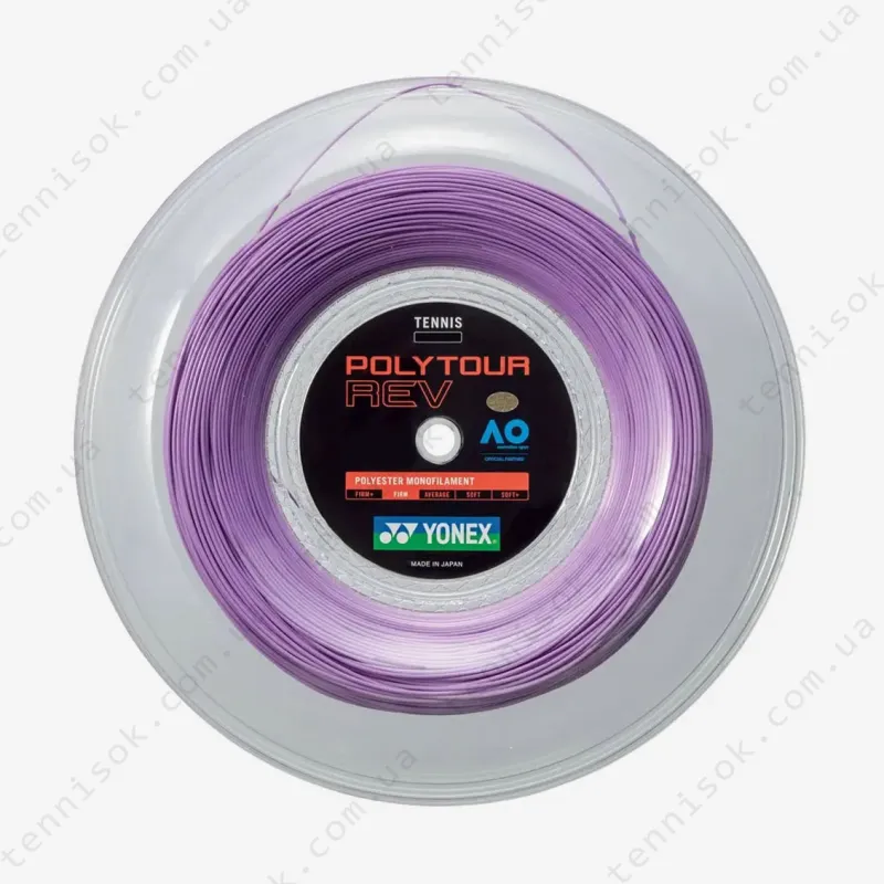 Тенісні струни Yonex Poly Tour Rev Purple (200m)