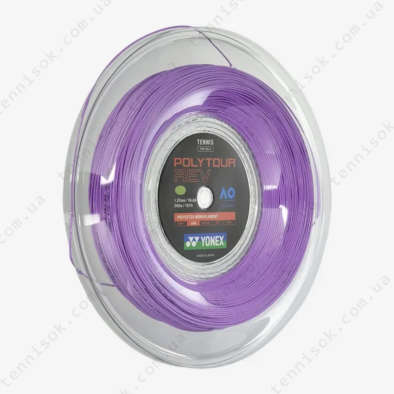 Тенісні струни Yonex Poly Tour Rev Purple (200m)