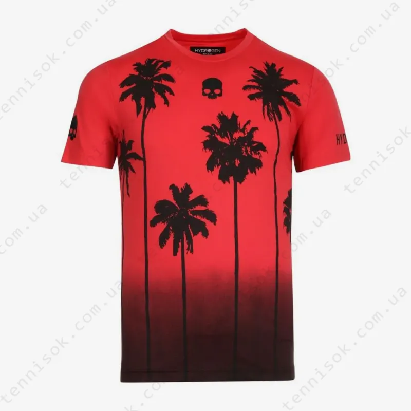 Теннисная футболка Hydrogen Palm Tech Tee Man T00416-002