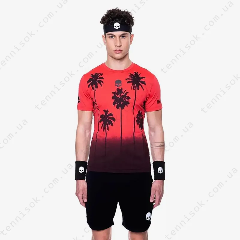 Теннисная футболка Hydrogen Palm Tech Tee Man T00416-002