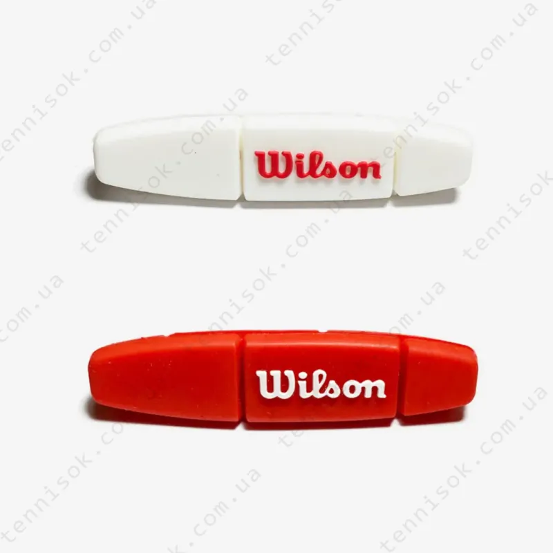 Виброгасители для теннисной ракетки Wilson Logo Long Red Vibration Dampener