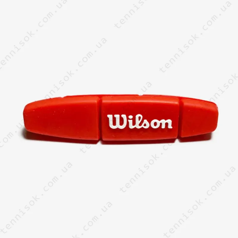 Виброгасители для теннисной ракетки Wilson Logo Long Red Vibration Dampener