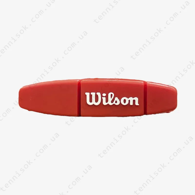 Виброгасители для теннисной ракетки Wilson Logo Long Red Vibration Dampener