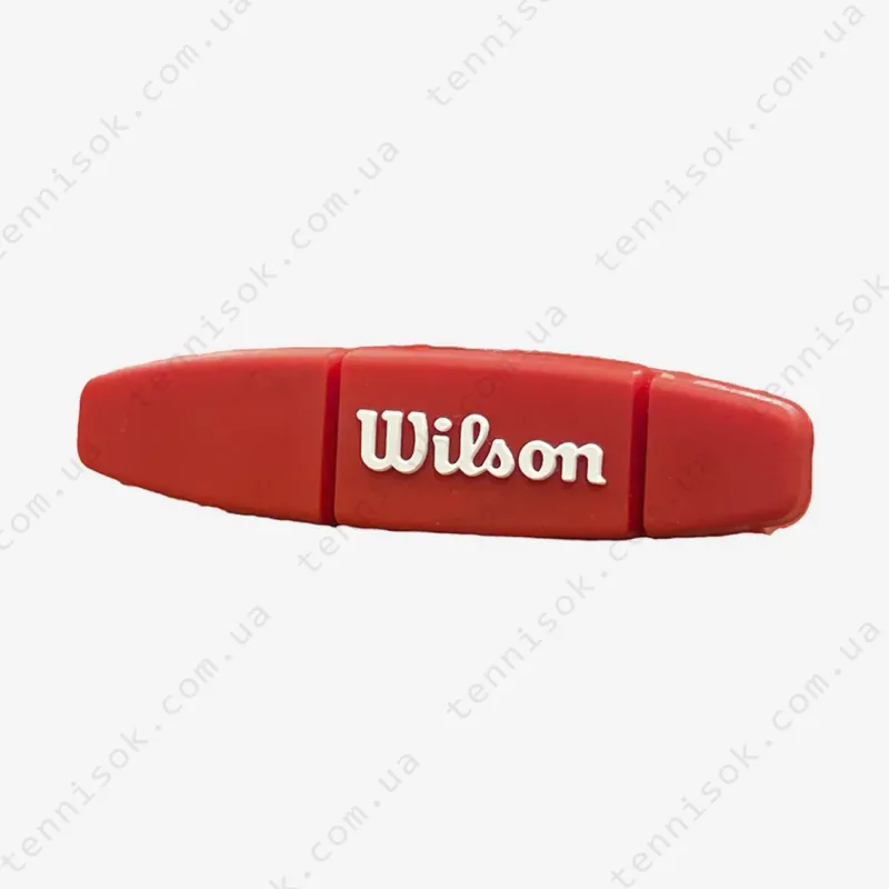 Виброгасители для теннисной ракетки Wilson Logo Long Red Vibration Dampener