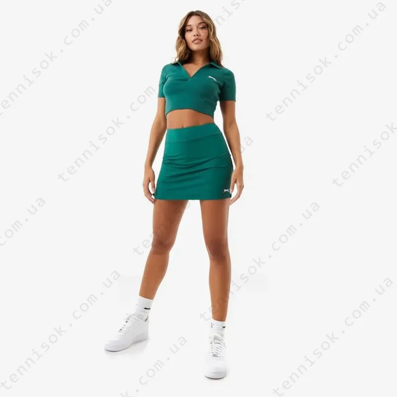 Топ-поло Slazenger ft. Wolfie Cindy Polo Crop Top