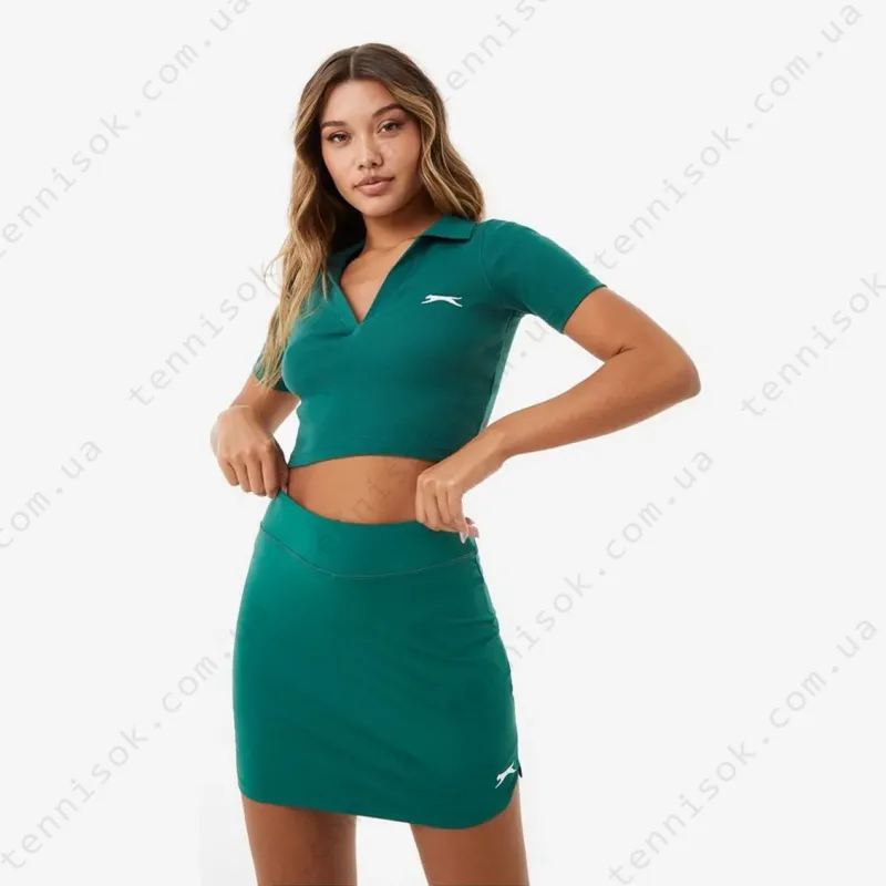 Топ-поло Slazenger ft. Wolfie Cindy Polo Crop Top