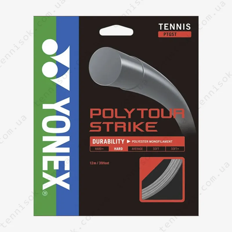 Тенісні струни Yonex Polytour Strike Iron Gray 12,2m (розмотування)
