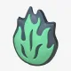 Виброгасители для теннисной ракетки Wilson Fire Green Vibration Dampener