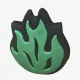 Виброгасители для теннисной ракетки Wilson Fire Green Vibration Dampener