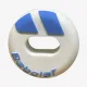 Віброгасники для тенісної ракетки Babolat Custom White/Blue Vibration Dampener