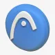 Виброгасители для теннисной ракетки Head Pro Blue Vibration Dampener