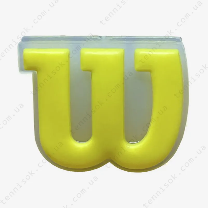 Віброгасники для тенісної ракетки Wilson Logo Yellow Vibration Dampener