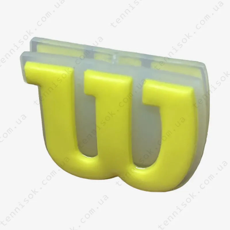 Віброгасники для тенісної ракетки Wilson Logo Yellow Vibration Dampener