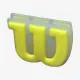 Віброгасники для тенісної ракетки Wilson Logo Yellow Vibration Dampener