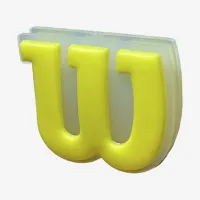 Виброгасители для теннисной ракетки Wilson Logo Yellow Vibration Dampener