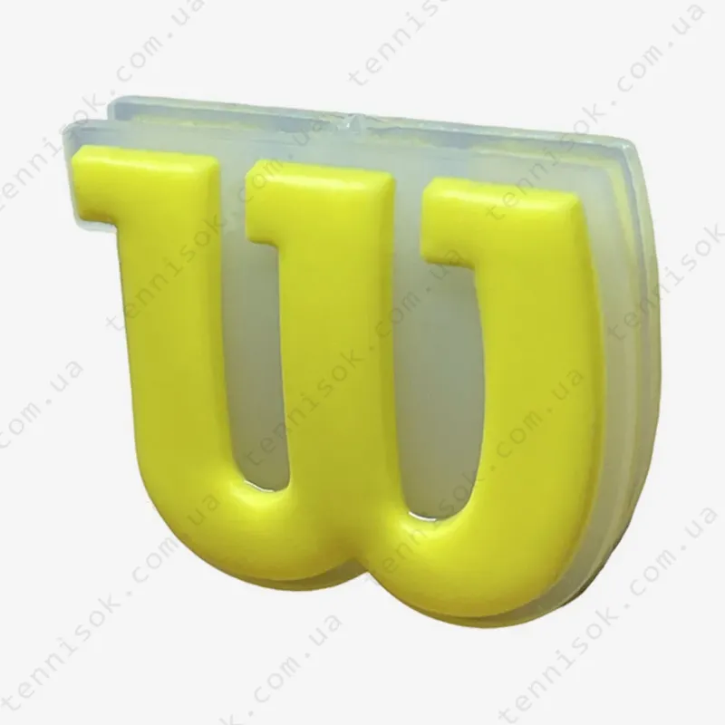 Віброгасники для тенісної ракетки Wilson Logo Yellow Vibration Dampener