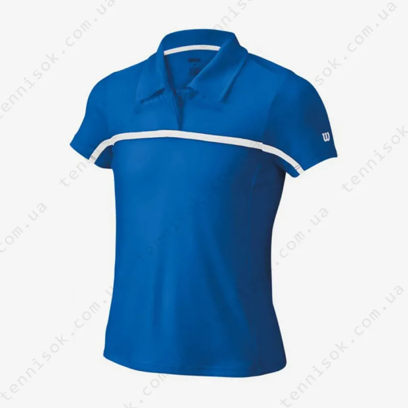 Теннисное поло Wilson Team Polo Blue WRA725802