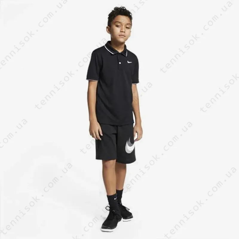 Теннисное поло Nike Court Dry Team Boy Polo BQ8792-010
