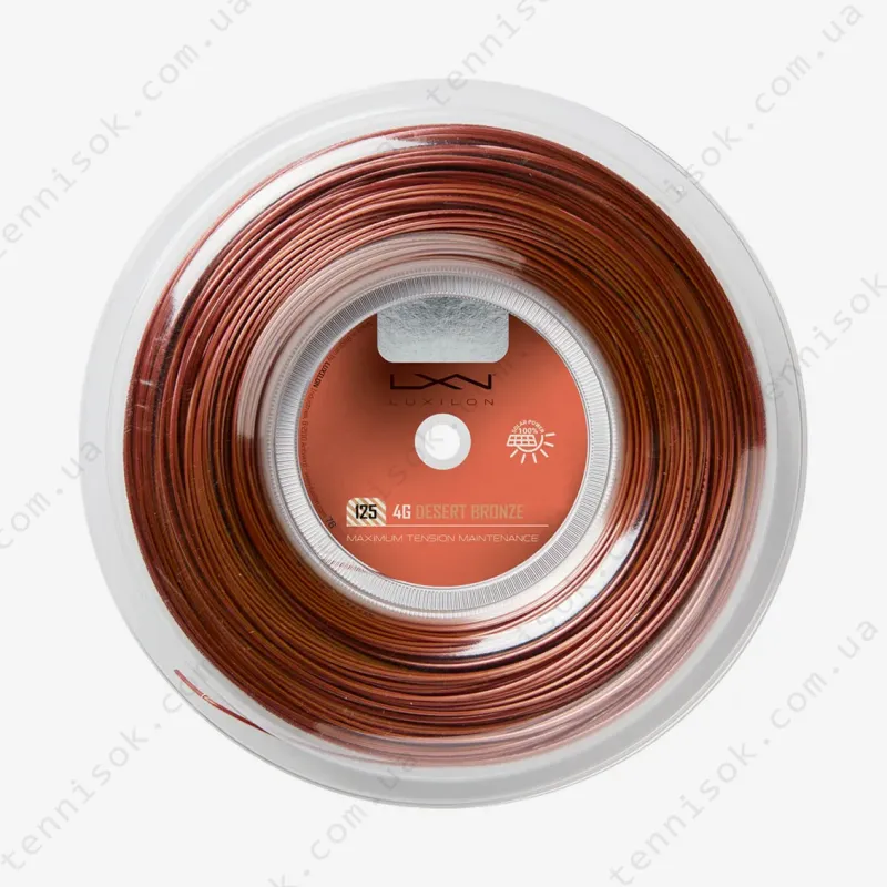 Теннисные струны Luxilon 4G Desert Bronze 200m WR8309801125