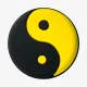 Виброгасители для теннисной ракетки Wilson Bowl O' Fun Yin-Yang 1P WR8404801001