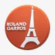 Виброгасители для теннисной ракетки Wilson Roland Garros Orange/Blue Dampeners WR8411701001