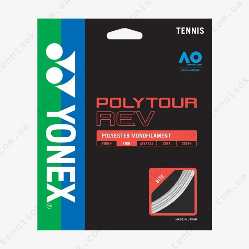Тенісні струни Yonex Poly Tour Rev White 12,2m (розмотування)