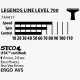 Ракетка для настільного тенісу Donic Legends 700 FSC