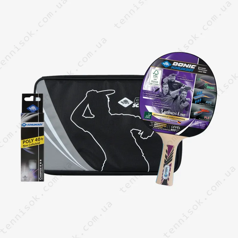 Donic Legends 800 Table Tennis Gift Set
