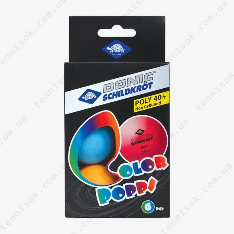 Мячики Donic Color Popps Poly 40+ 6pcs