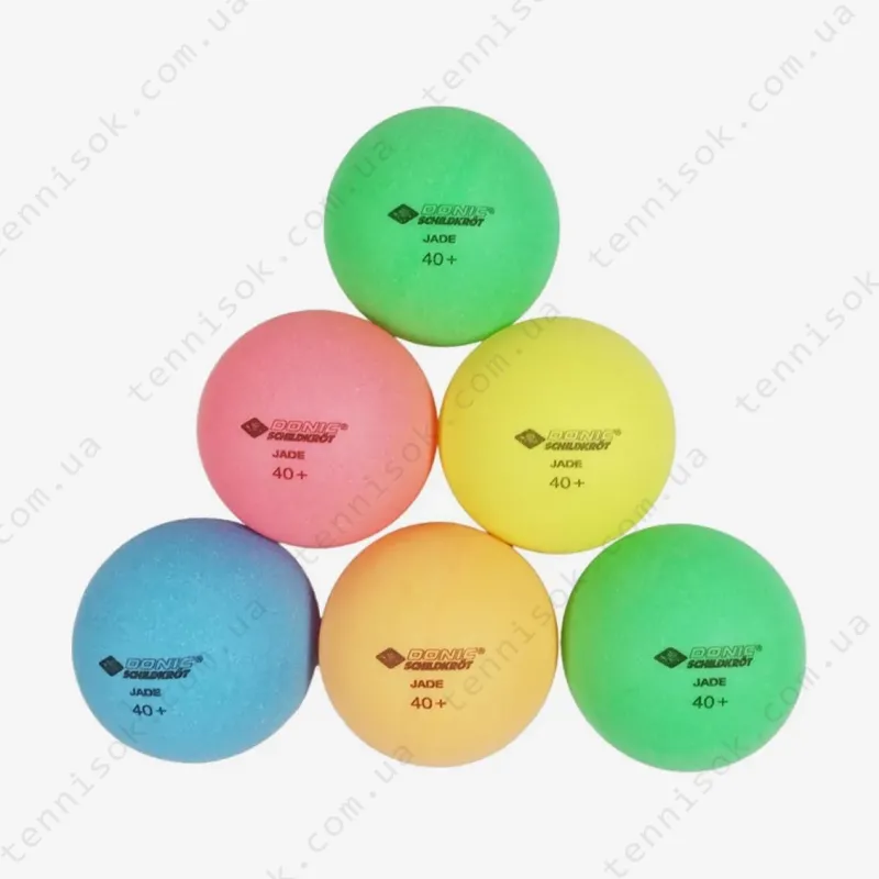 Мячики Donic Color Popps Poly 40+ 6pcs