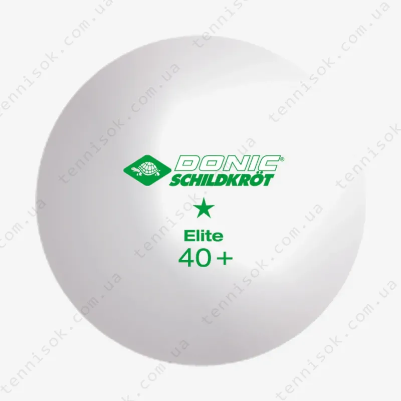 Мячики Donic Elite 1* 40+ White 6pcs
