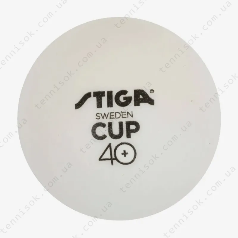 М'ячики Stiga Ball Cup 40+ ABS 6-pack White