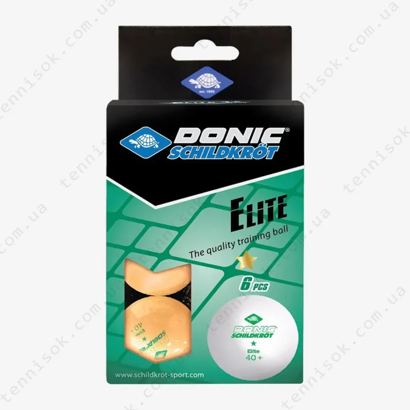 Мячики Donic Elite 1* 40+ Orange 6pcs