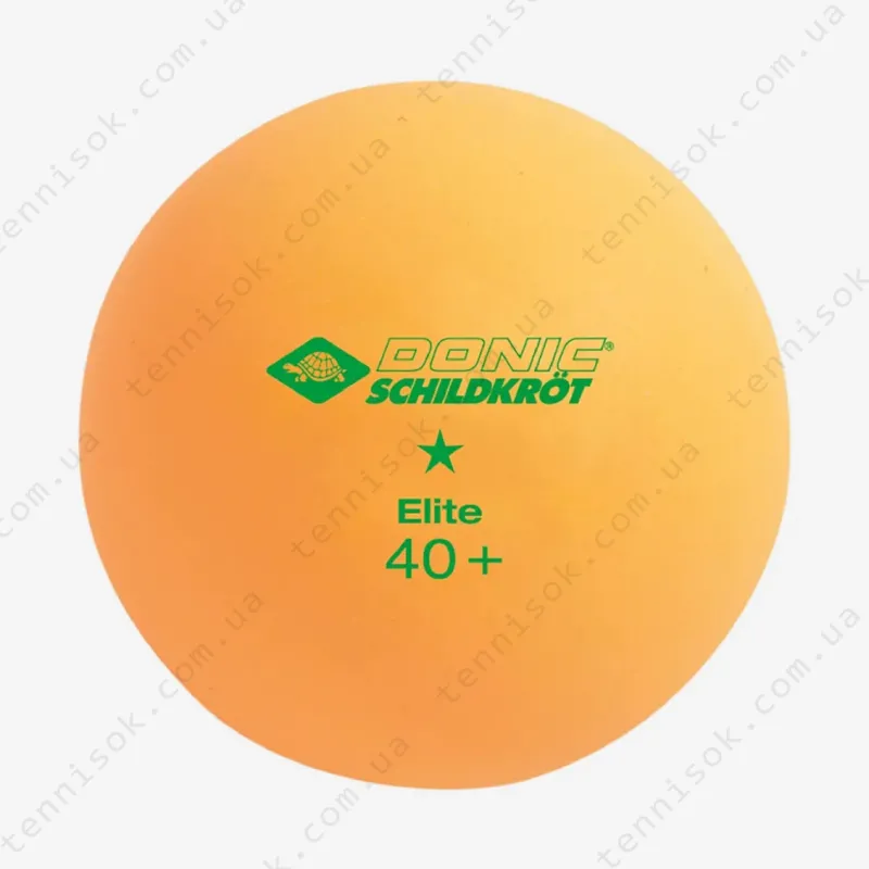 Мячики Donic Elite 1* 40+ Orange 6pcs