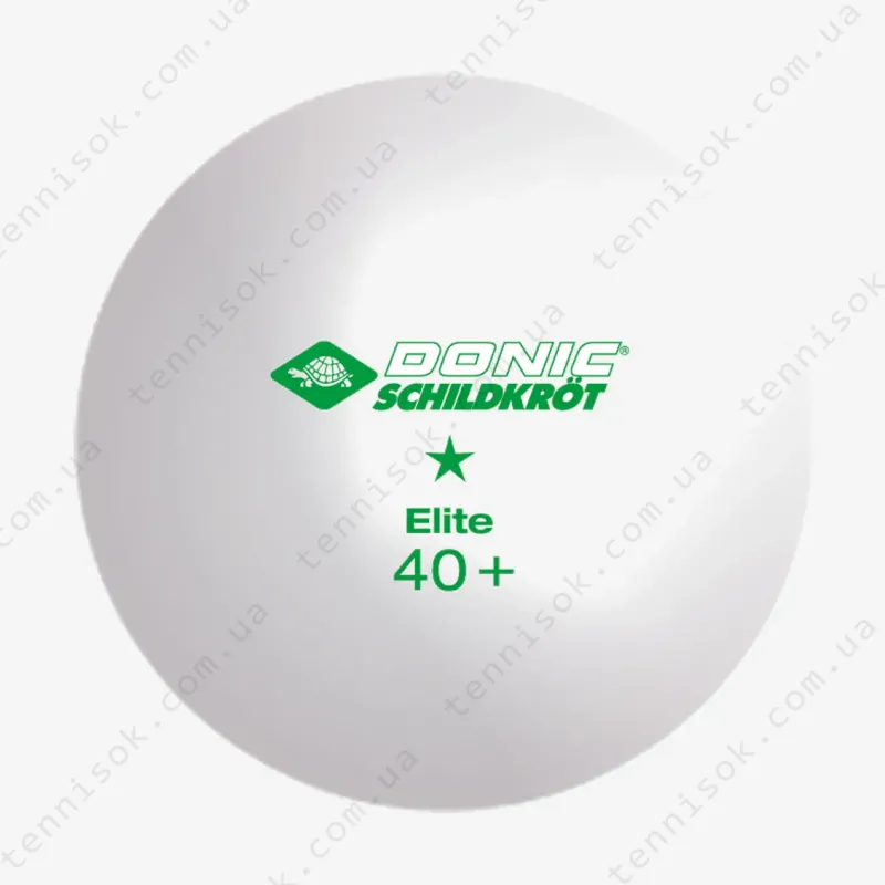 Мячики Donic Elite 1* White 3pcs