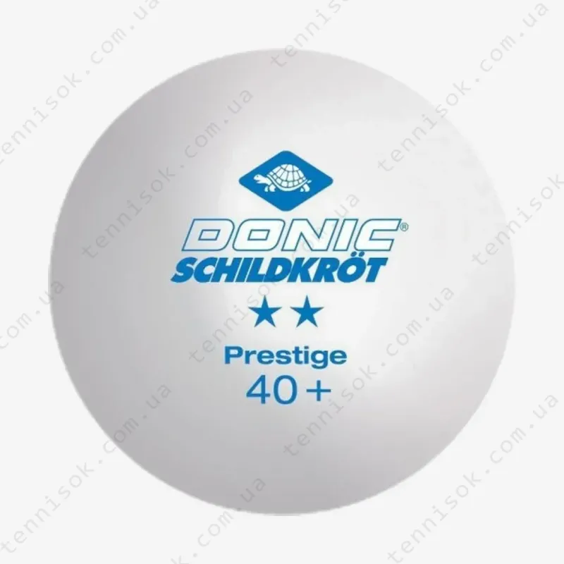М'ячики Donic Prestige 2* 40+ White 6pcs