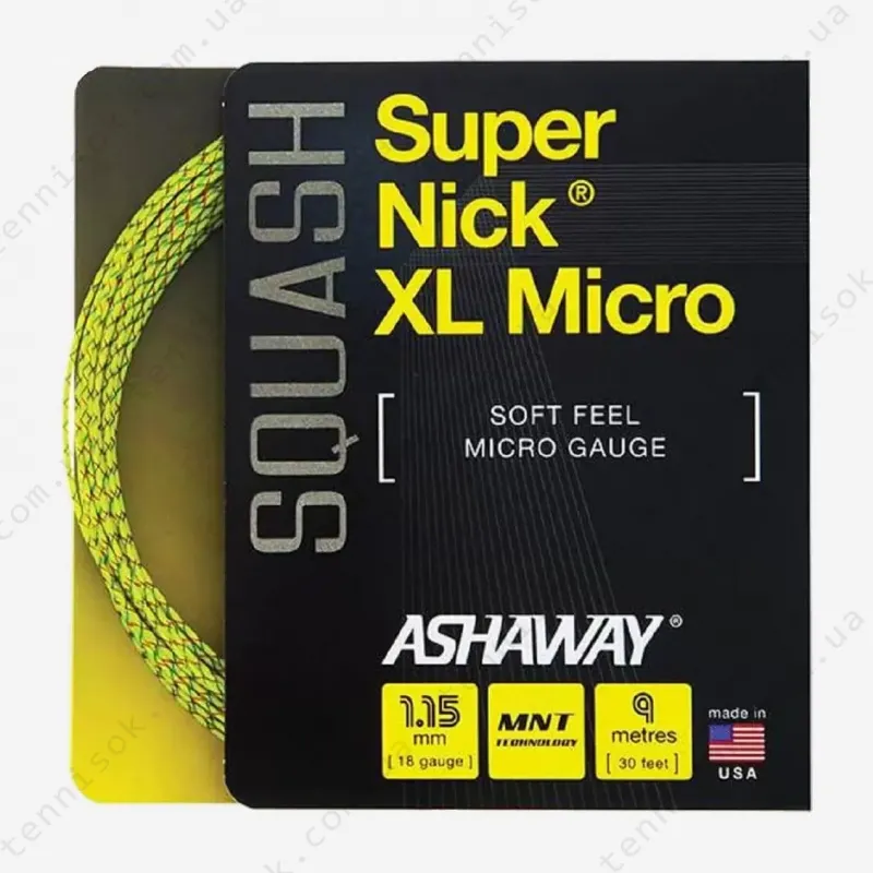 Струны для сквоша Ashaway SuperNick XL Micro