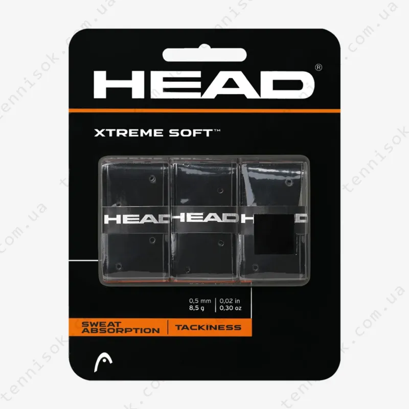 Намотки Head XtremeSoft Grip Overwrap Black 3pcs 285104