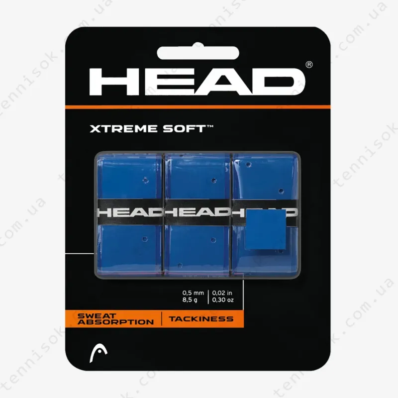 Намотки Head XtremeSoft Grip Overwrap Blue 3pcs 285104