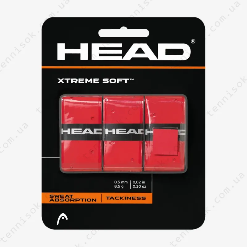 Намотки Head XtremeSoft Grip Overwrap 285104 Red 3pcs