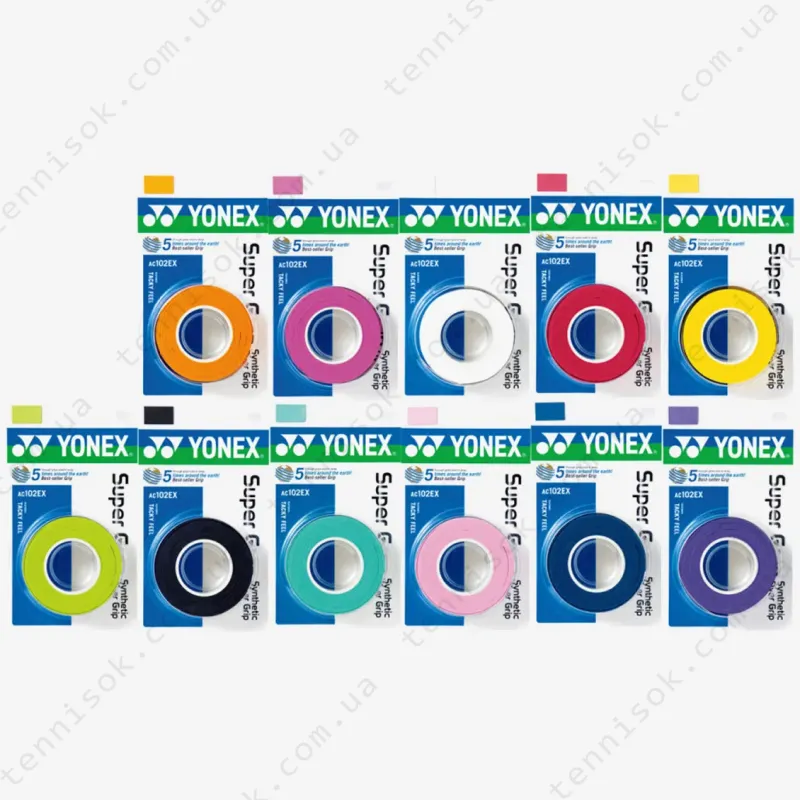 Намотки Yonex AC102-3 Super Grap Mint 3pcs