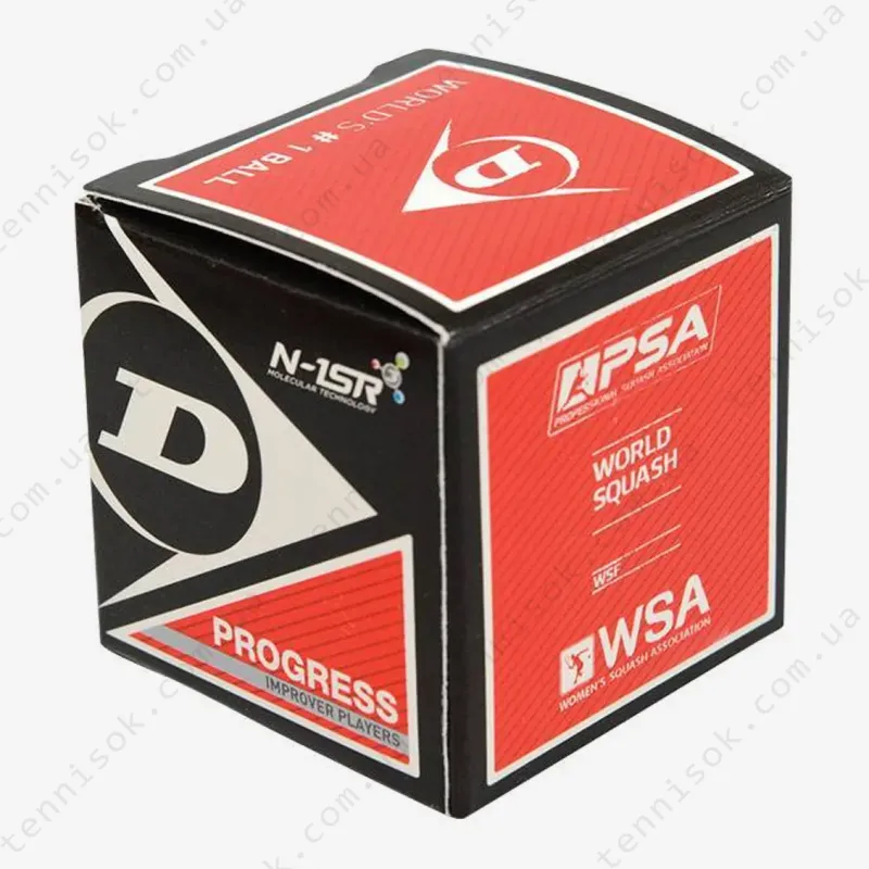 Мячи для сквоша Dunlop Progress 12pcs/box