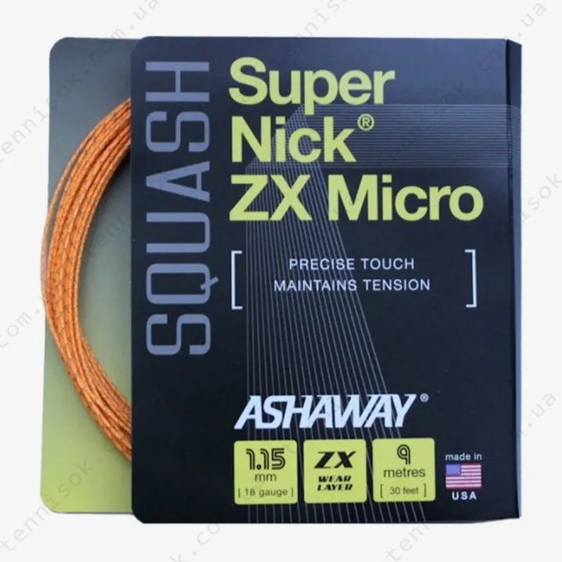 Струны для сквоша Ashaway SuperNick ZX Micro