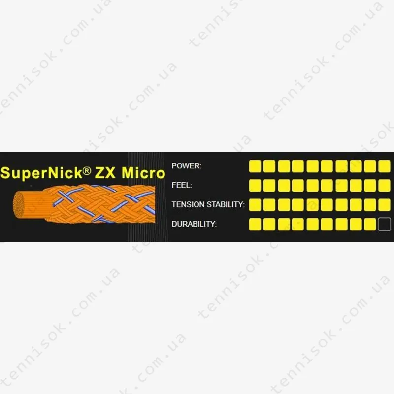 Струны для сквоша Ashaway SuperNick ZX Micro