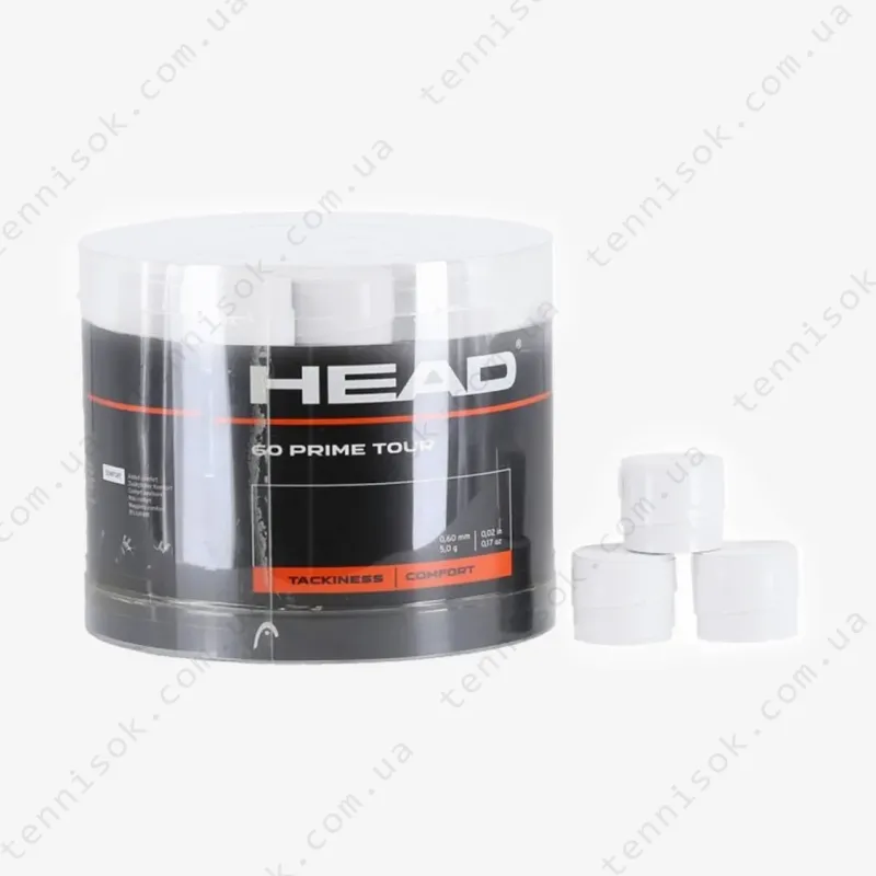 Намотки Head Prime Tour Overgrip 60 pcs Pack WH
