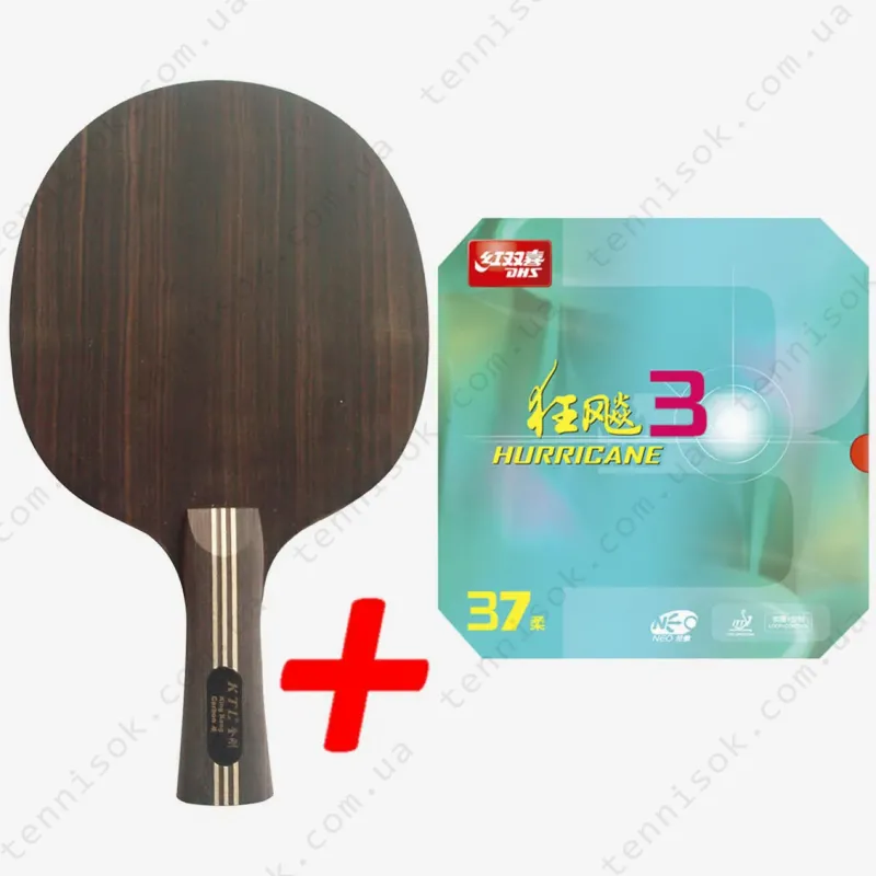 Сборная ракетка KTL King Kong FL + DHS Hurricane 3 Neo